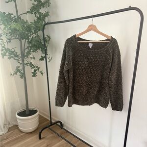Olive Knit Sweater